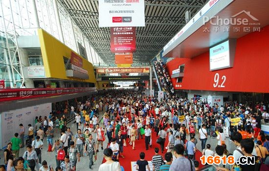 建博會開展首日人山人海